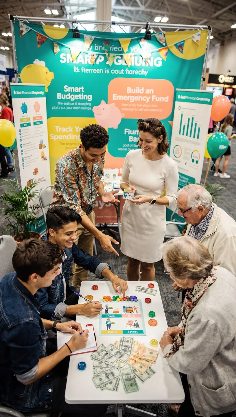 Detailná fotografia otvorenej knihy o základoch osobných financií s grafmi a tabuľkami.